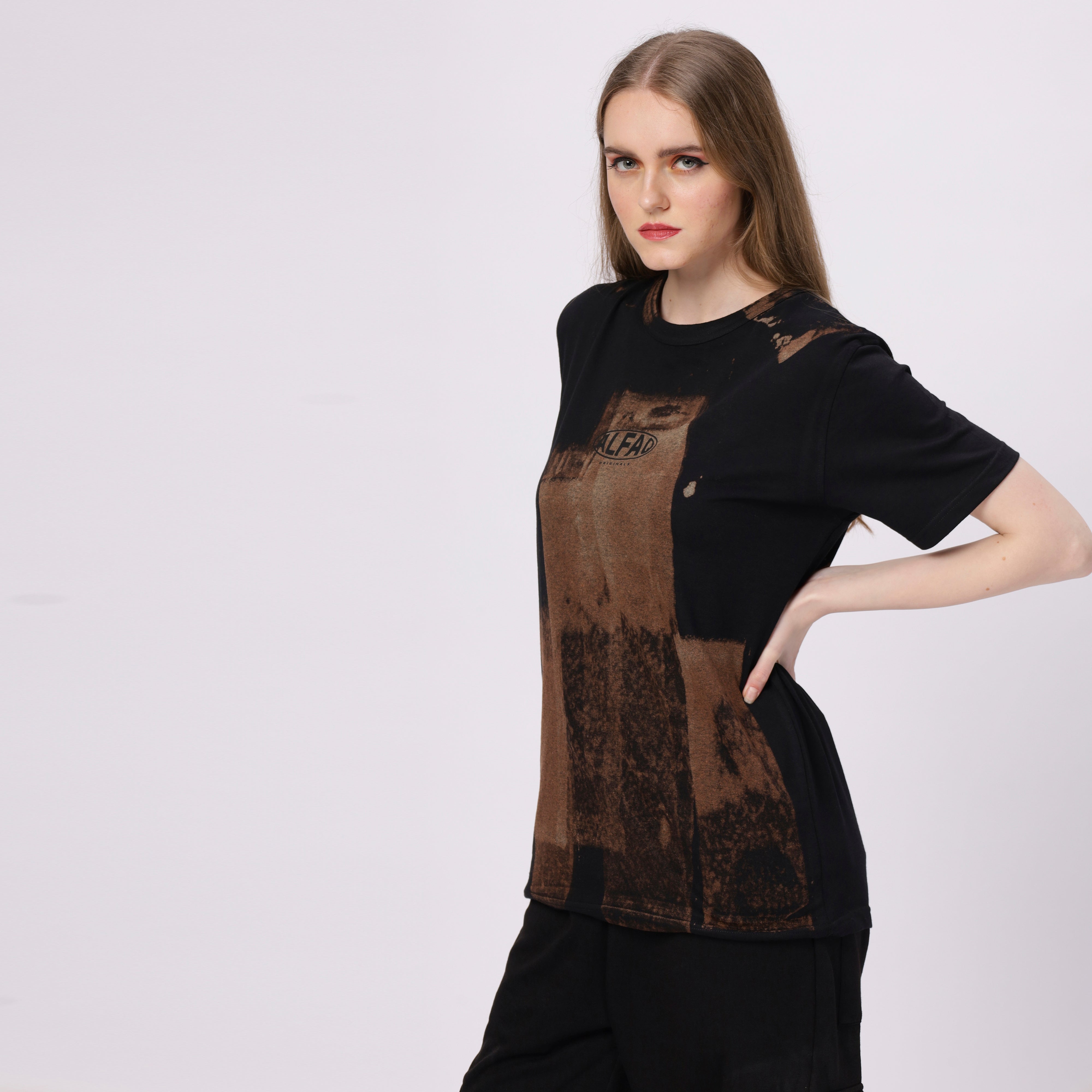 Alfaq Orignal Strap Oversized Tshirt - Alfaq